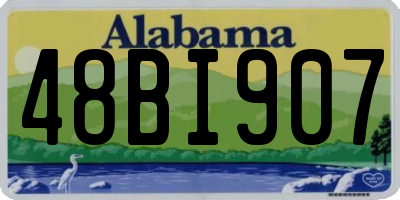 AL license plate 48BI907