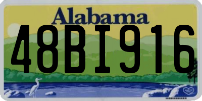 AL license plate 48BI916