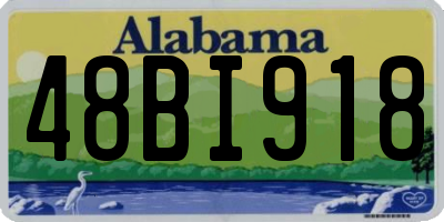 AL license plate 48BI918
