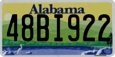 AL license plate 48BI922