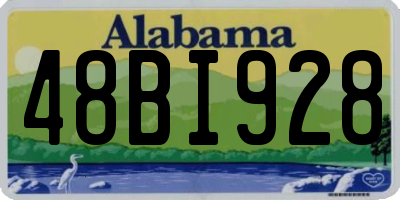 AL license plate 48BI928