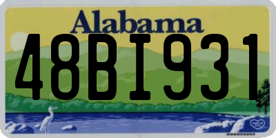 AL license plate 48BI931