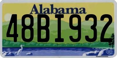 AL license plate 48BI932