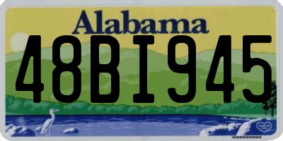 AL license plate 48BI945