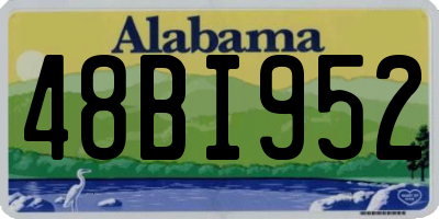 AL license plate 48BI952