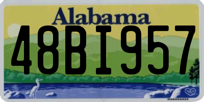 AL license plate 48BI957