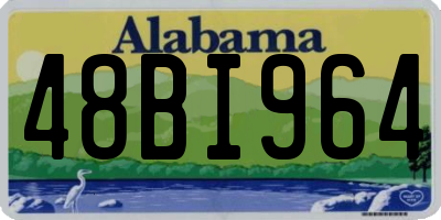 AL license plate 48BI964