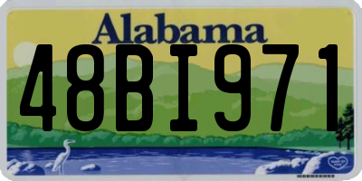 AL license plate 48BI971