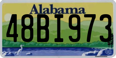 AL license plate 48BI973