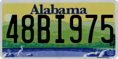 AL license plate 48BI975