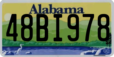 AL license plate 48BI978