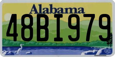 AL license plate 48BI979