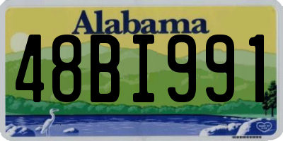 AL license plate 48BI991