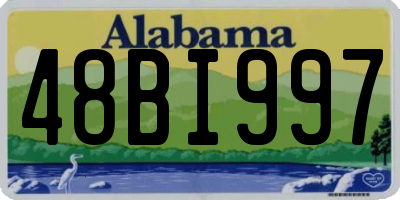 AL license plate 48BI997