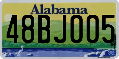 AL license plate 48BJ005