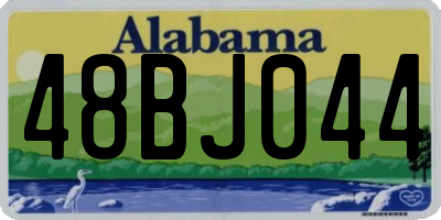 AL license plate 48BJ044