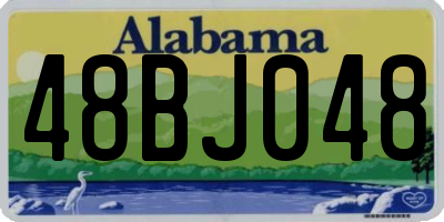 AL license plate 48BJ048
