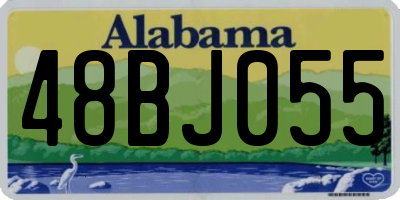 AL license plate 48BJ055