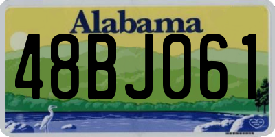 AL license plate 48BJ061