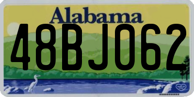 AL license plate 48BJ062
