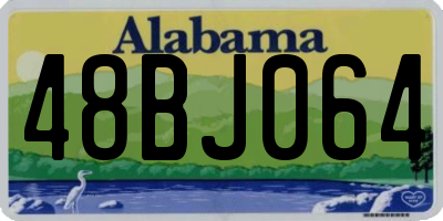 AL license plate 48BJ064