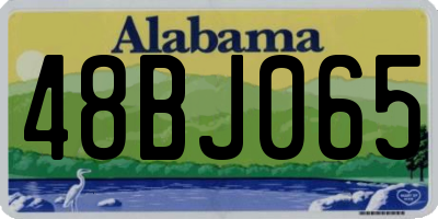 AL license plate 48BJ065