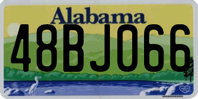 AL license plate 48BJ066