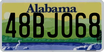 AL license plate 48BJ068