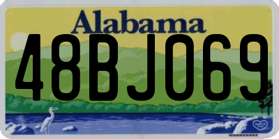 AL license plate 48BJ069