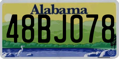 AL license plate 48BJ078