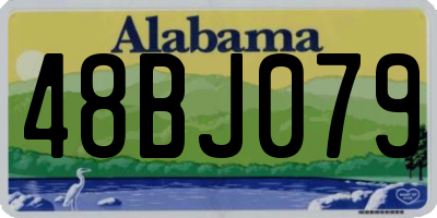 AL license plate 48BJ079