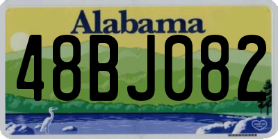AL license plate 48BJ082