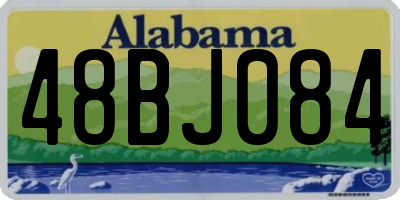 AL license plate 48BJ084
