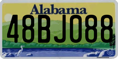 AL license plate 48BJ088