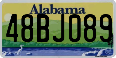 AL license plate 48BJ089