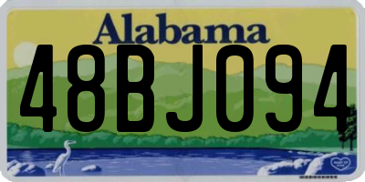 AL license plate 48BJ094