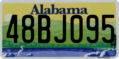 AL license plate 48BJ095