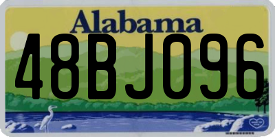 AL license plate 48BJ096
