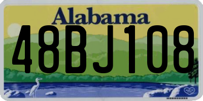 AL license plate 48BJ108