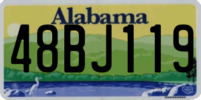 AL license plate 48BJ119