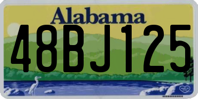 AL license plate 48BJ125