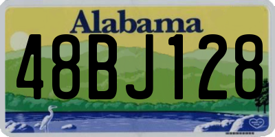 AL license plate 48BJ128