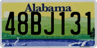 AL license plate 48BJ131