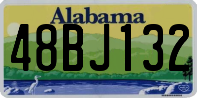 AL license plate 48BJ132