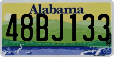 AL license plate 48BJ133