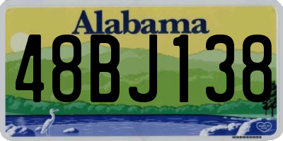 AL license plate 48BJ138