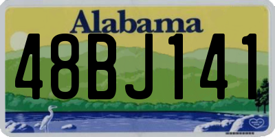 AL license plate 48BJ141