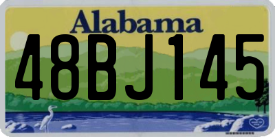 AL license plate 48BJ145