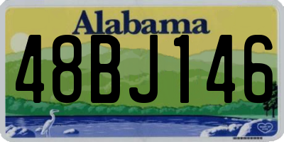 AL license plate 48BJ146