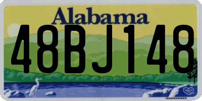 AL license plate 48BJ148